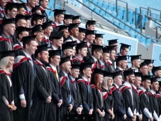 UCFB graduates at Etihad Stadium