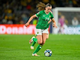 Abbie Larkin during FIFA Women’s World Cup 2023 Group B match Australia v Republic of Ireland